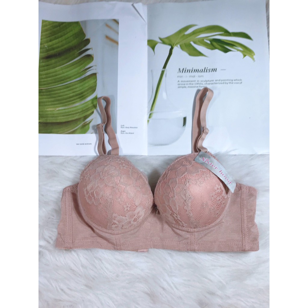 Áo lót siêu nâng ngực đệm dày bản to hàng SISTERHOOD 2373 nhập khẩu Thái Lan