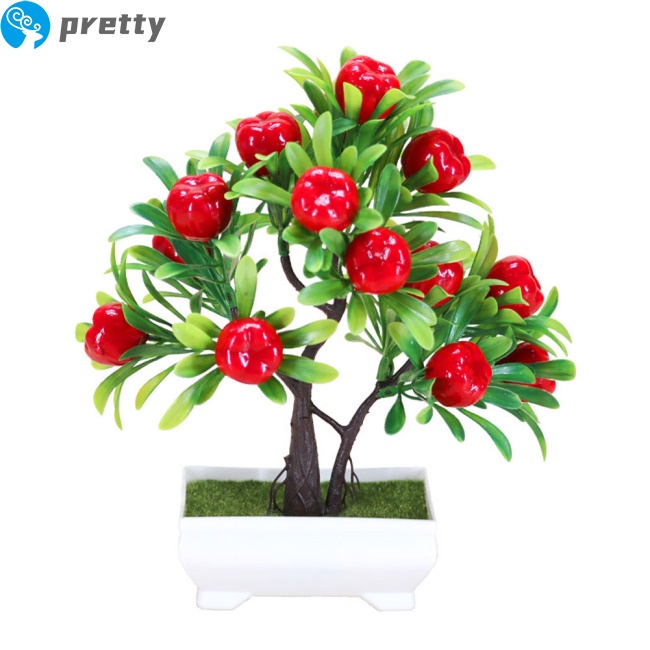 Chậu cây giả bằng xốp dùng trang trí phòng khách