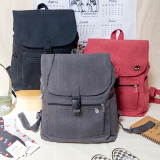 Balo đi học vải canvas unisex  - May’s Tote Bag (Flexy backpack)