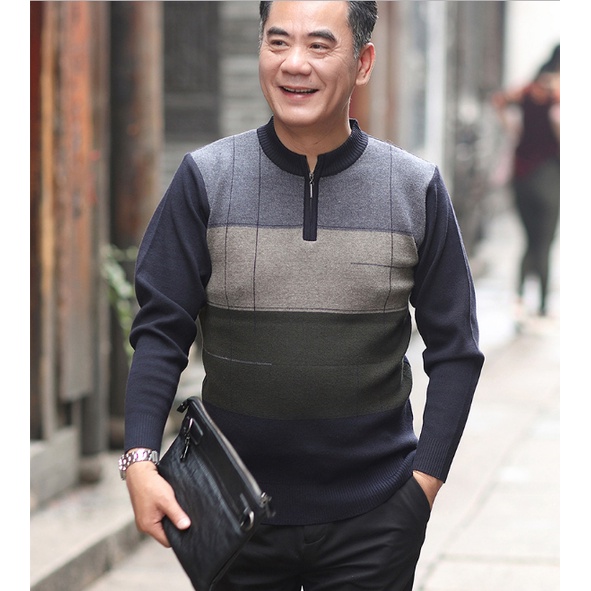 Áo len ấm cho người trung niên nam