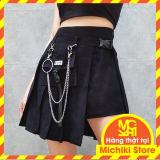 [Tặng phụ kiện] Váy Blackpink xếp li ngắn Michiki phong cách Ulzzang - Hàng thiết kế cao cấp (40kg - 60kg)
