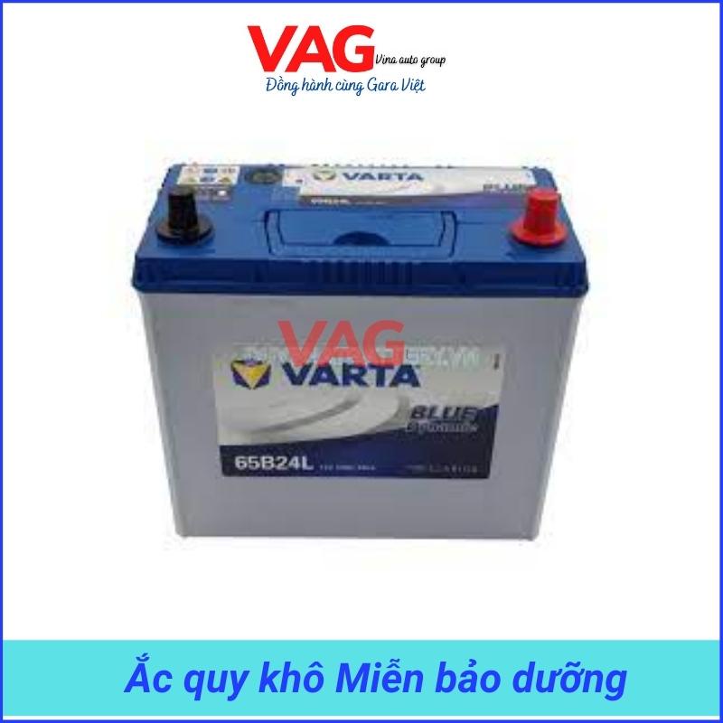 Ắc Quy VARTA  45-50 Ah  Kia Morning, Hyundai  I10  Chạy Dịch Vụ, Taxi  Đã lắp thêm Tải phụ| 65B24L