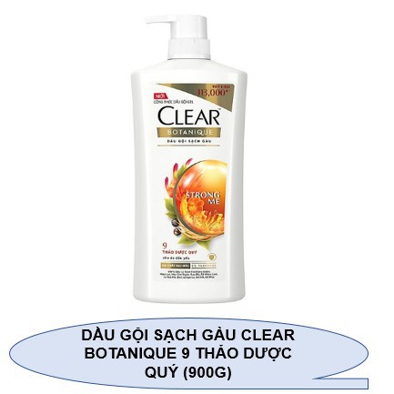 DẦU GỘI CLEAR BOTANIQUE 9 THẢO DƯỢC QUÝ 900G