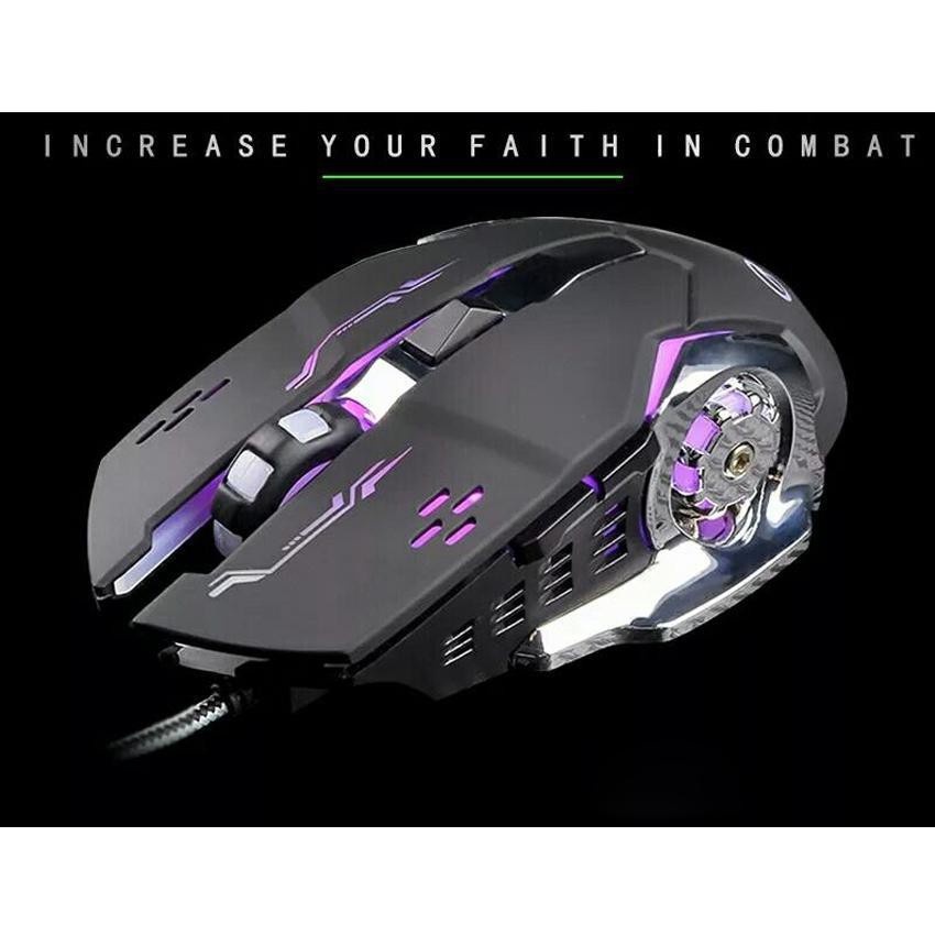 Chuột Mouse T-WOLF V6 LED USB Gaming