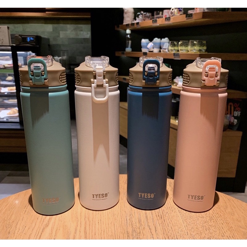 Bình giữ nhiệt chính hãng TYSEO có ống hút tiện lợi