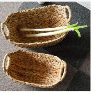 Set 3 bộ giỏ đan lục bình