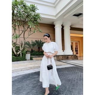SET ÁO CROPTOP KÈM CHÂN VÁY (KÈM VIDEO HÌNH THẬT)