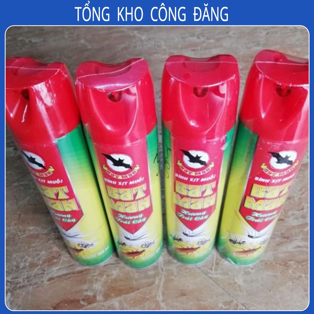 BÌNH XỊT MUỖI, CÔN TRÙNG BAT MAN