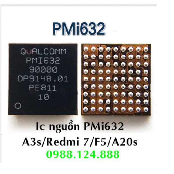 IC nguồn PMi632 A3s-Redmi 7 - F5 - A20s