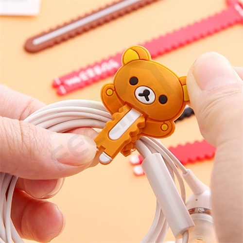 Dụng Cụ Quấn Dây Cáp Bằng Silicon Hình Hoạt Hình Sáng Tạo