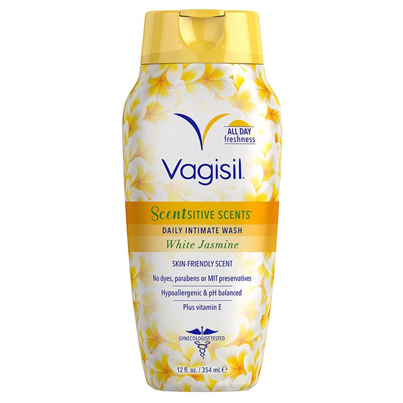 Dung dịch vệ sinh phụ khoa Vagisil Scentsitive Scents White Jasmine 354ml