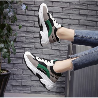 Giày sneaker nữ MS029 (xám xanh)