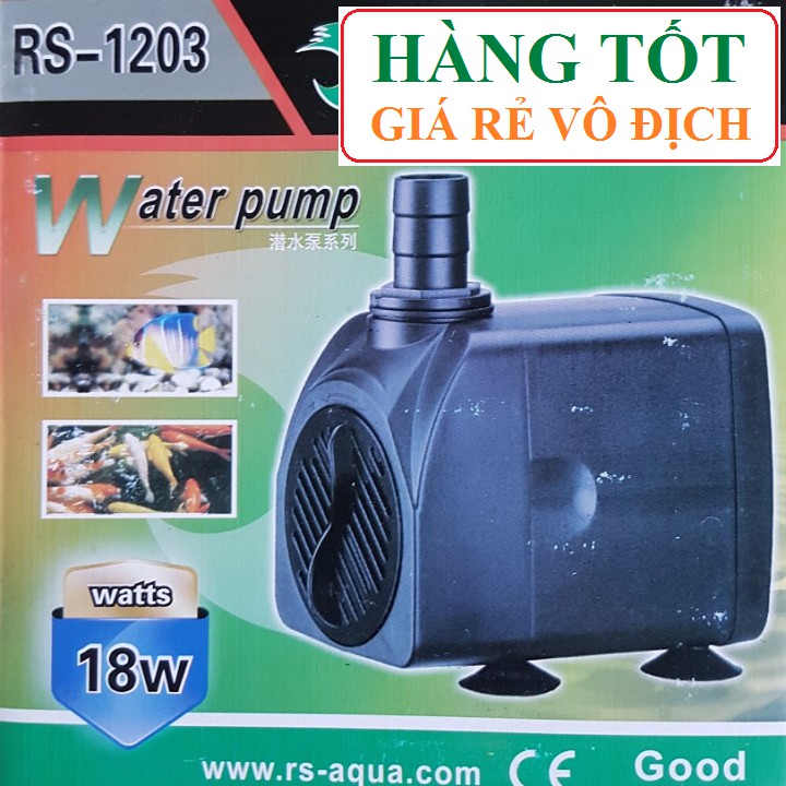 Bơm chìm hồ cá 220v - 18w Đẩy cao 2m - 1000lh