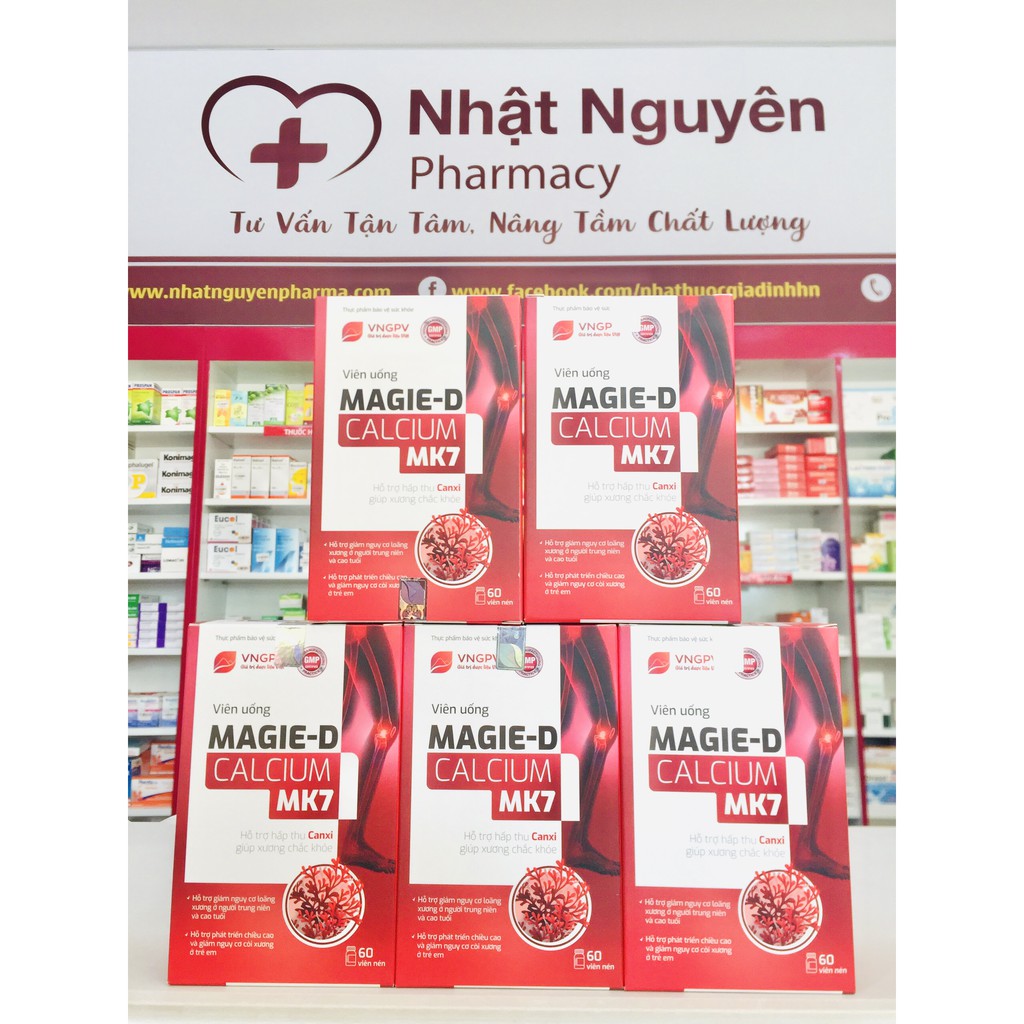 MAGIE-D CALCIUM MK7 - Hỗ trợ hấp thu Canxi giúp xương chắc khoẻ