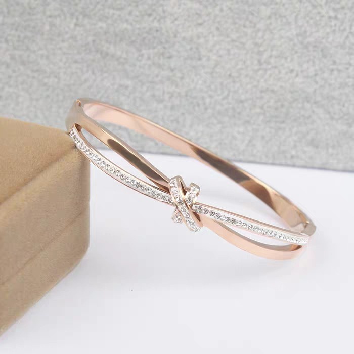 Vòng Đeo Tay Thép Titan Hai Vòng Nhẫn Đơn Giản Phong Cách Hàn Quốc Cao Cấp Chống Nước Chống Rỉ Sét Dễ Phối Đồ Cho Nữ Sinh tanaba