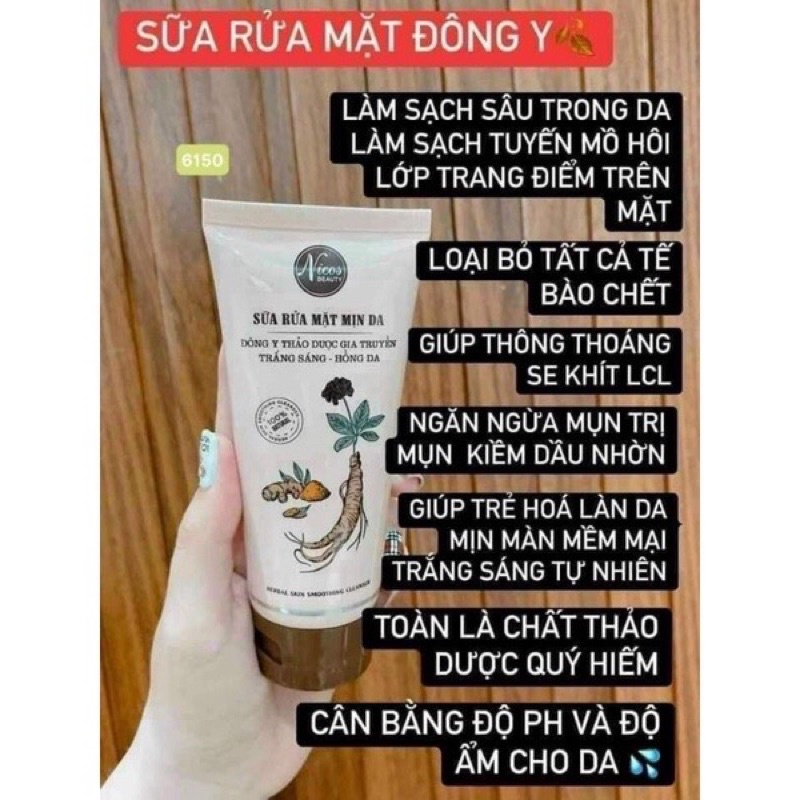 Sữa Rửa Mặt Đông Y Nicos