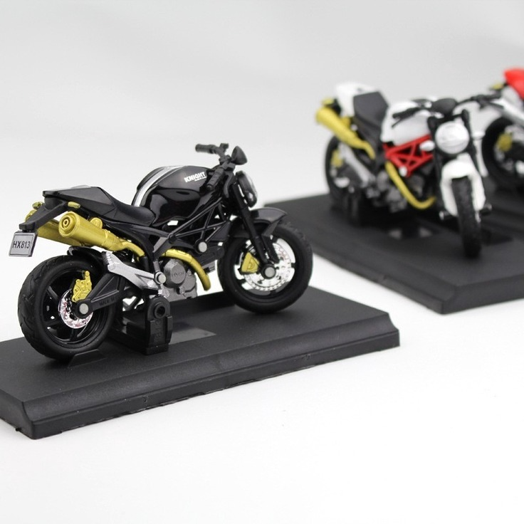 MÔ HÌNH XE MOTO Siêu xe Ducati Siêu xe Yamaha -  tỷ lệ 1:18 Đen đồ chơi trẻ em @STTEAM