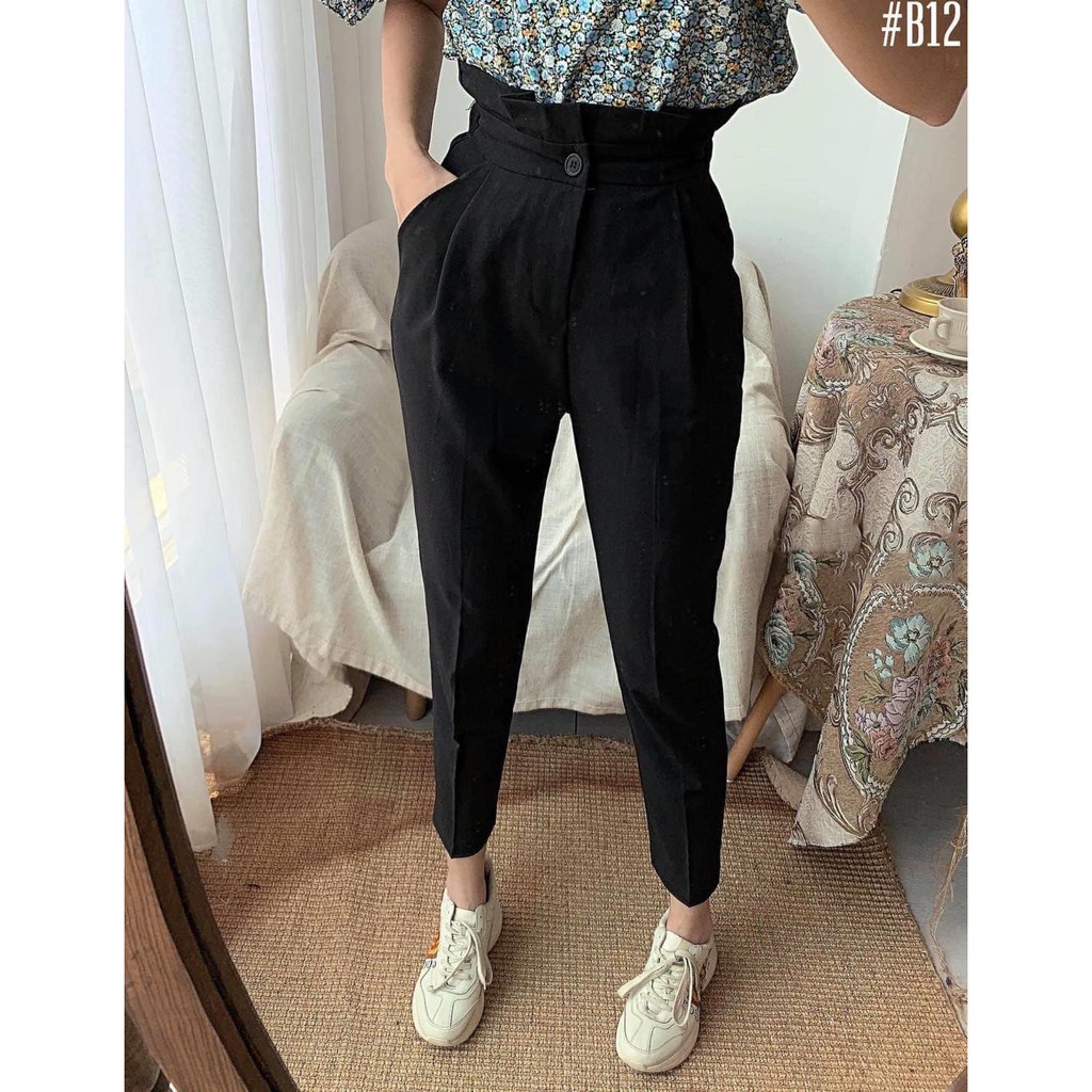 [HÀNG THIẾT KẾ CAO CẤP] Quần Baggy Lưng Xếp Tôn Dáng Nhiều Màu