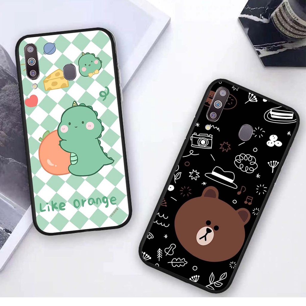 Ốp lưng Samsung M30 in hình khủng long , gấu nâu xinh xắn, siêu cute  mà còn vô cùng RẺ -ĐẸP