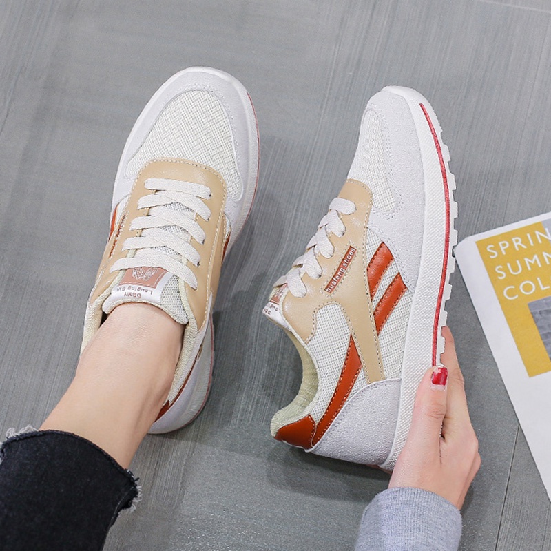 Đôi giày sneaker IELGY đế bằng thời trang thoải mái thoáng khí