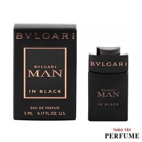 Nước Hoa Nam Bvlgari Man In Black Edp 5Ml [ Chính Hãng ]