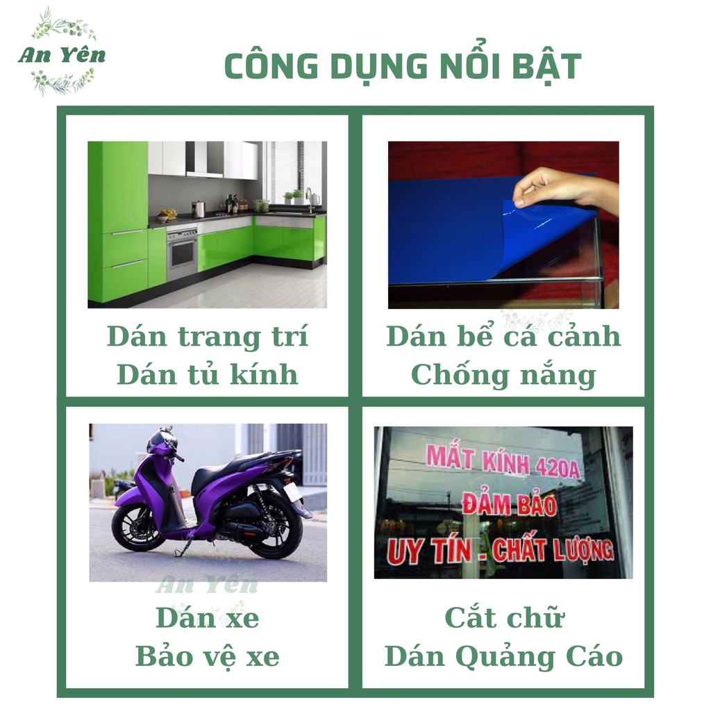 DECAL ĐỀ CAN CÁC MÀU KHỔ 60 , DECAL MÀU TRƠN DÁN XE DÁN KÍNH,decal cắt chữ quảng cáo
