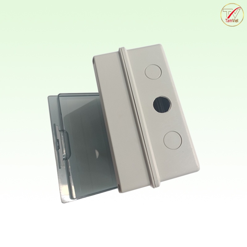Hộp nhựa cao cấp đựng aptomat ngoài trời 8 CB có nắp che