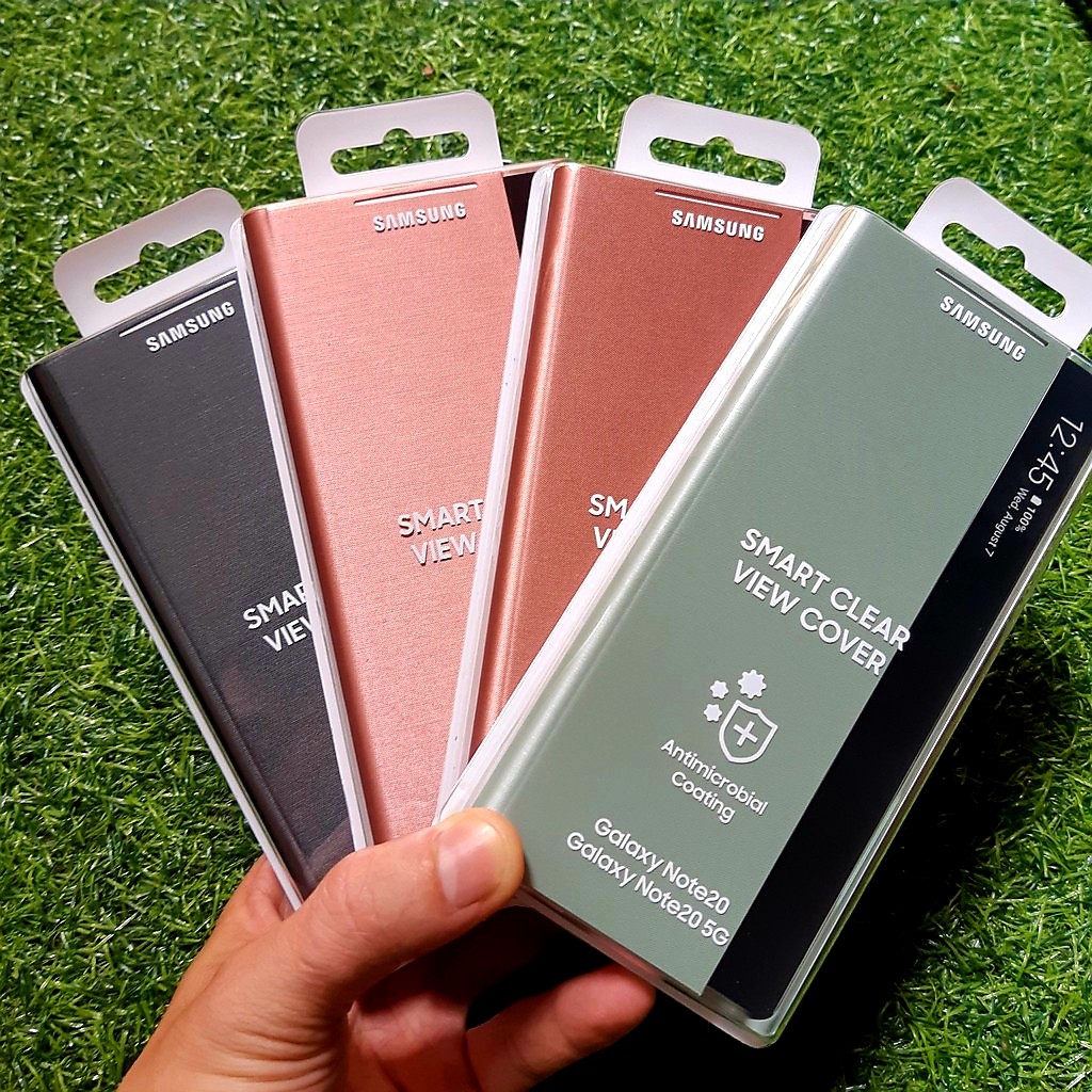 Bao Da Smart Clear View Cover Samsung Galaxy Note 20 Ultra - Ultra 5G [CHÍNH HÃNG]