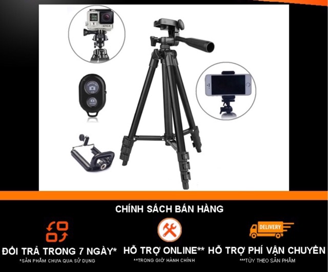 Chân đế chụp hình Tefeng #tripod TF-3110 kèm kẹp điện thoại