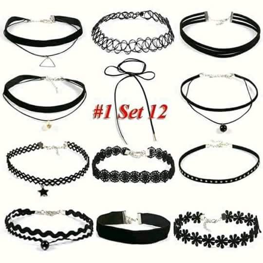 Set 12 vòng cổ Chocker