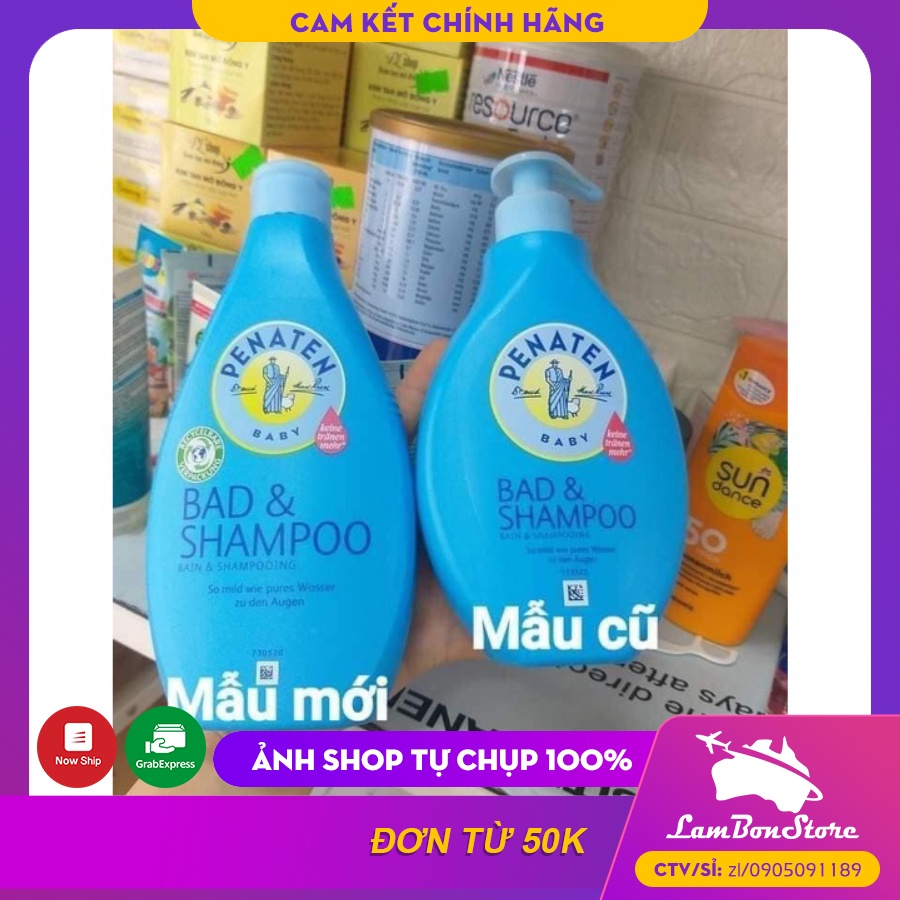 [CHUẨN AIR] Sữa tắm gội chống cảm Penaten cho bé [Nội địa Đức] 400ml