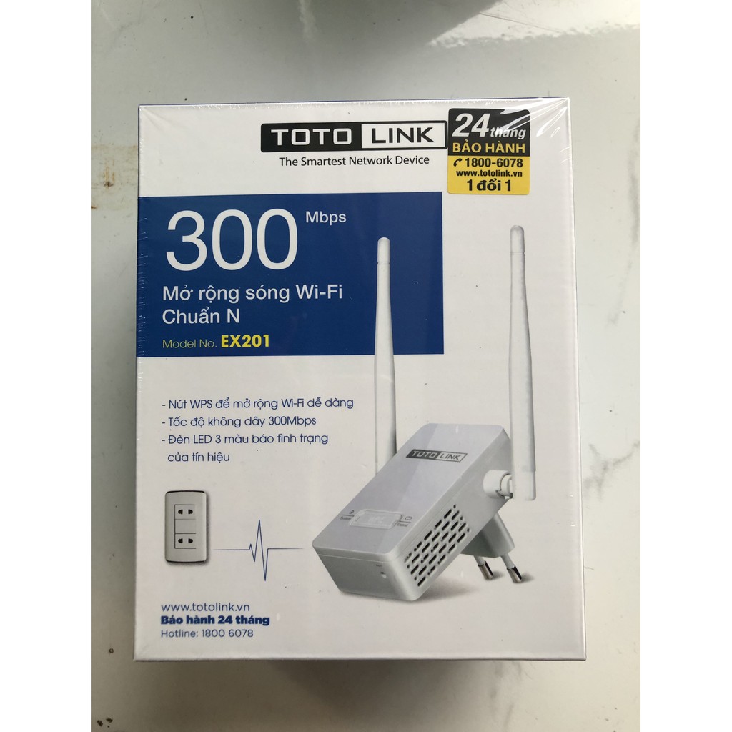 Totolink EX200 - Bộ mở rộng sóng wifi chuẩn N - hàng chính hãng