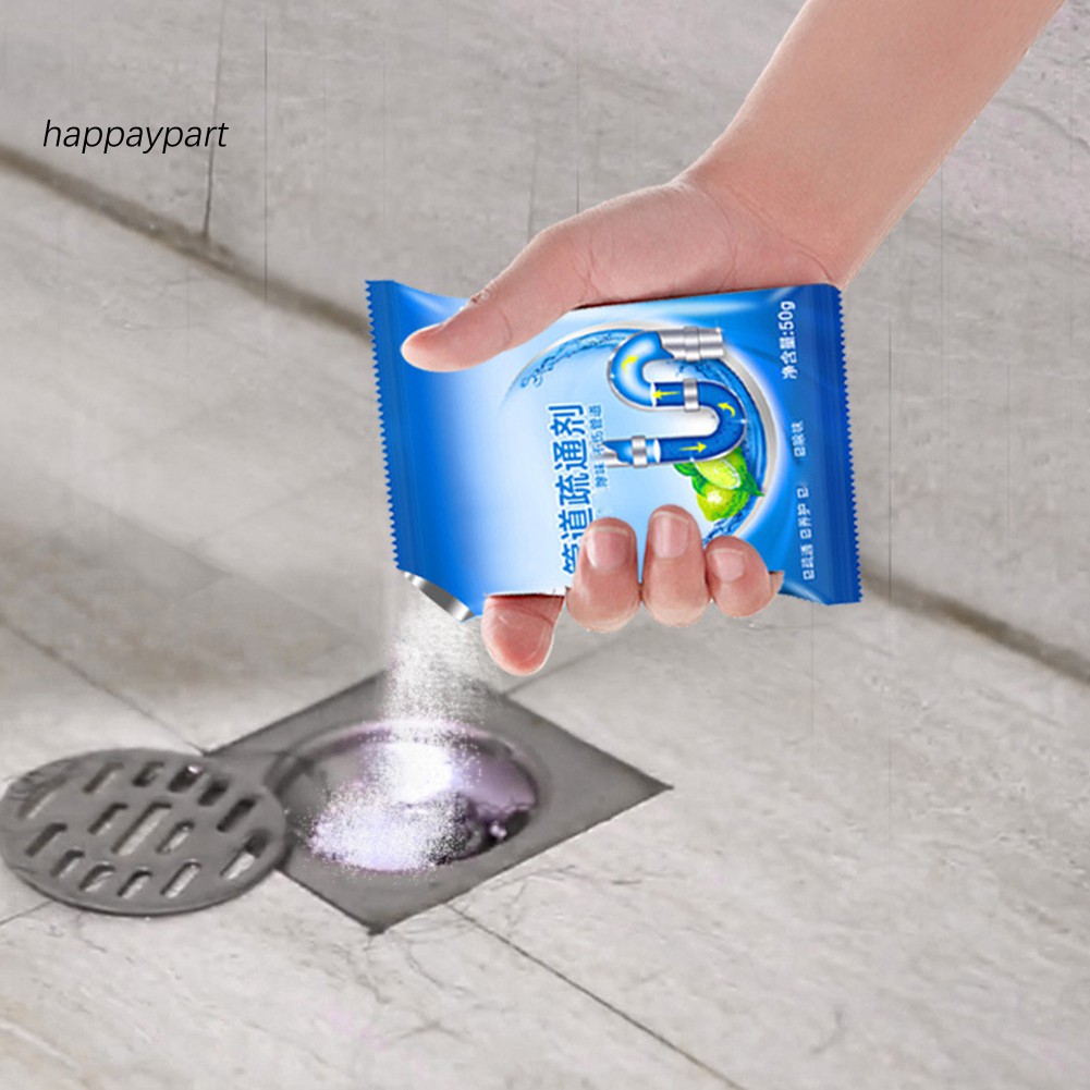 ❂Phụ Kiện Cho Xe Rxjjj Chất Lượng Cao❂Bột Vệ Sinh Ống Thoát Nước Bồn Rửa Chén 50g