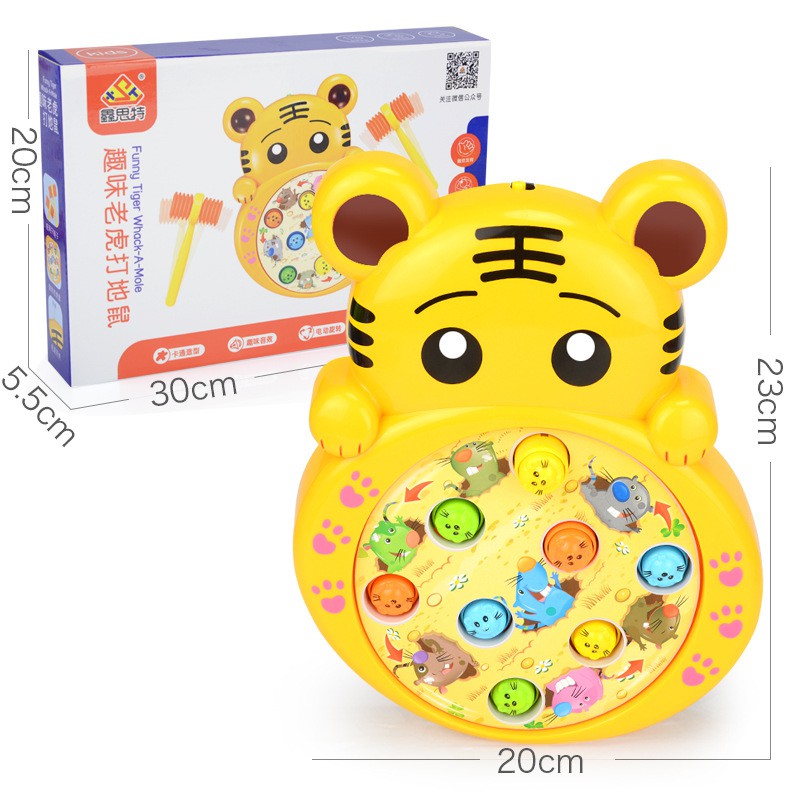 Bộ đồ chơi Hamster - Đập Hình Thỏ, Đập Hình Con Hổ