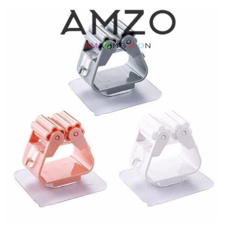 Móc Kẹp Cây Lau Nhà Dán Tường Đa Năng AMZO
