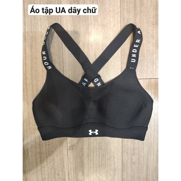 Áo tập gym nữ UA dây chữ