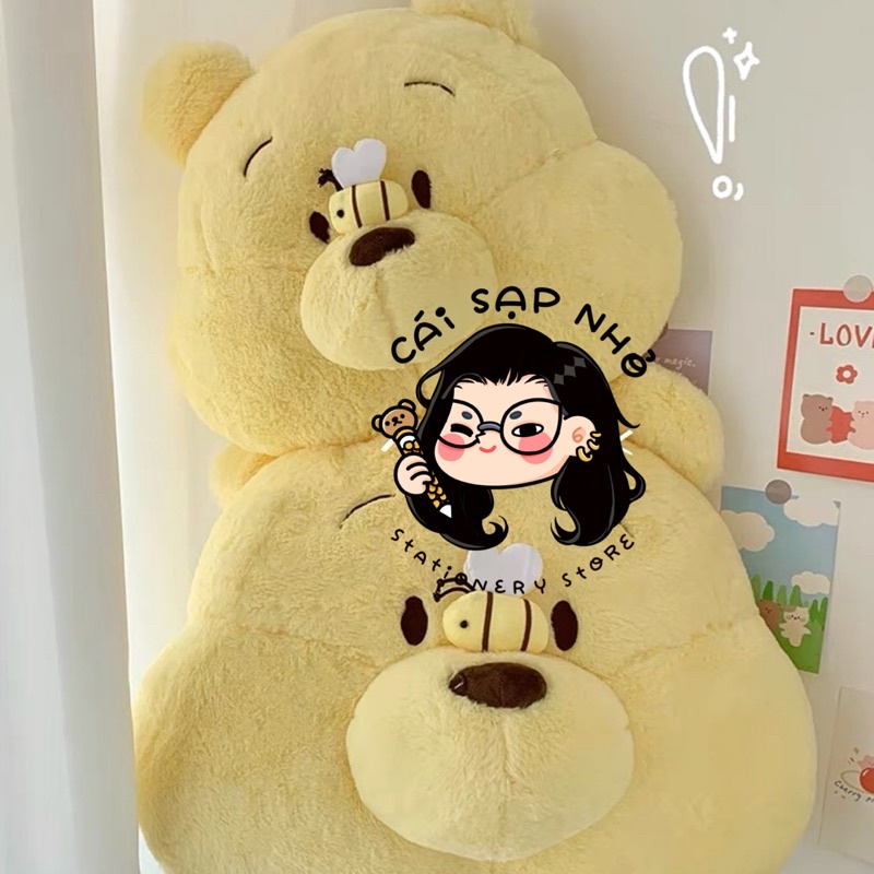 Gấu bông Pooh vàng dễ thương