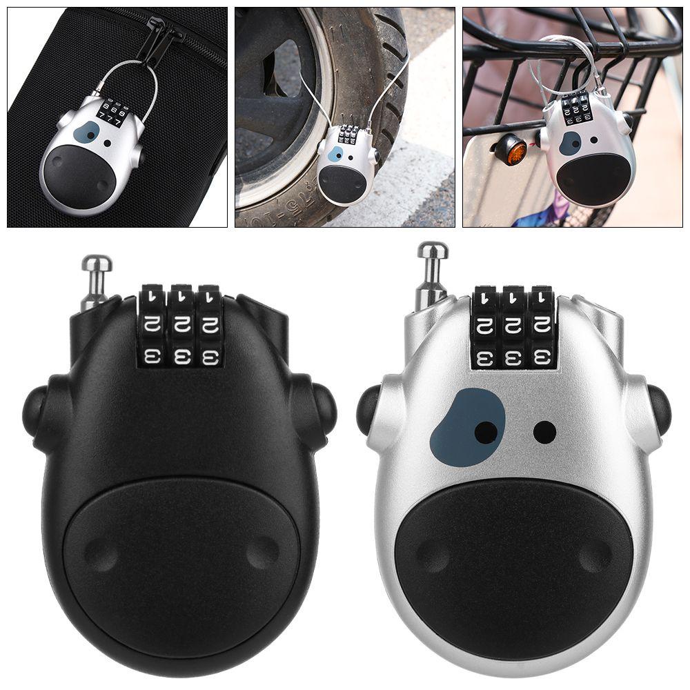 Ổ Khóa Mật Khẩu 3 Chữ Số Độ Chính Xác Cao Chống Trộm Chuyên Dụng Cho Mũ Bảo Hiểm