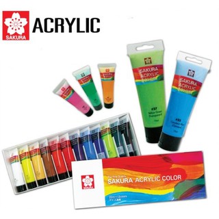 Màu Acrylic Sakura Tuýp 20ml (Màu Lẻ)