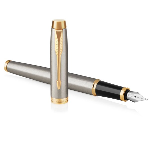 [Chính Hãng] Bút Máy Cao Cấp Parker IM Brushed Metal GT TB4-1975601 Ngòi Bút 0.7mm (Hàng Nhập Khẩu)