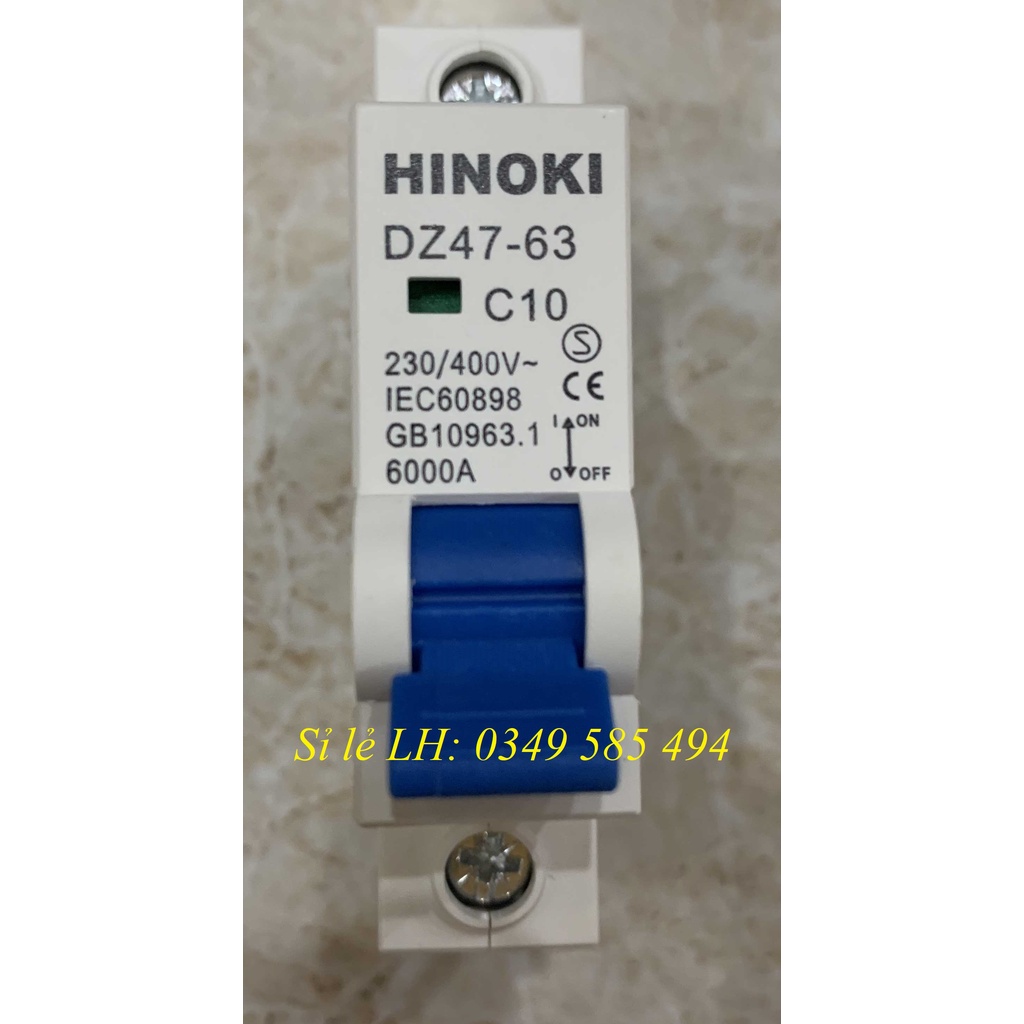 Cầu giao tự động MCB - Aptomat 1P - Aptomat 2P Hinoki loại tốt -
