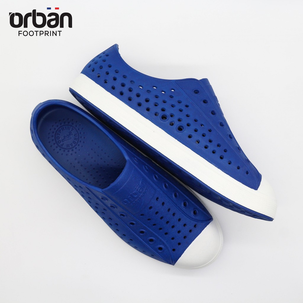 GIÀY THỂ THAO THÔNG HƠI URBAN MÀU XANH DƯƠNG ĐẬM ĐẾ TRẮNG