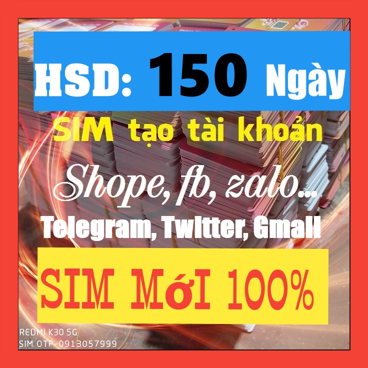 Sim vietnamobile tạo fb, zalo, shope,gmail,sen,lad... Nghe gọi vào mạng