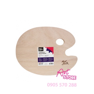Khay pha màu Gỗ MONT MARTE Oval 30x38cm
