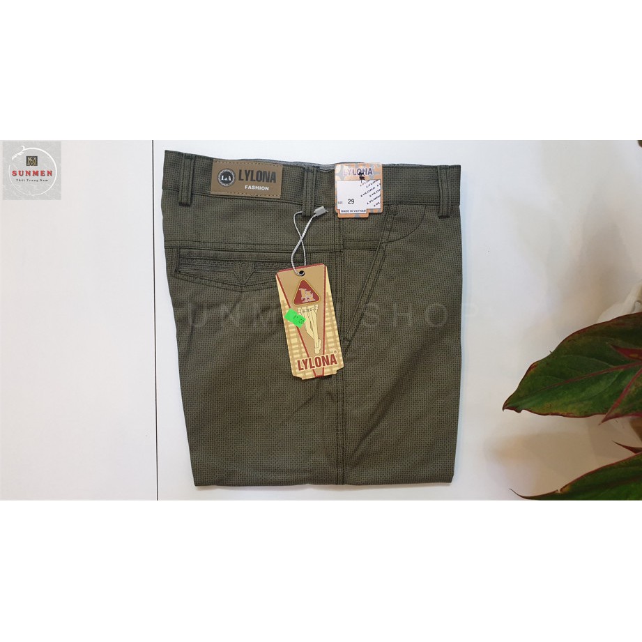 [HCM]Quần Dài Kaki Nam Trung Niên Chất Dày Form Rộng Ống Suông Dành Cho Công Sở Thanh Lịch SUNMEN Size Từ 28 - 35
