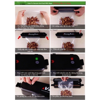 Máy hút chân không thực phẩm Vacuum Sealer dùng cho gia đình hút siêu khỏe