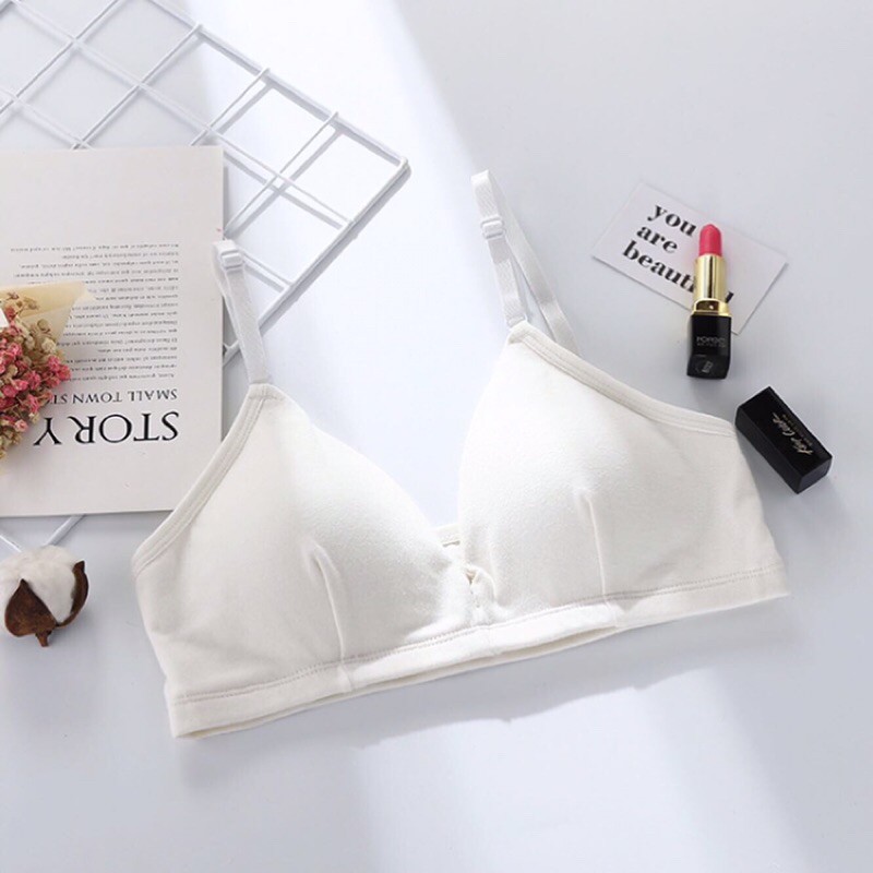 [ BRA LÁ CÓ MÚT ] Áo Bra Với 3 Tông Màu Cute Dễ Dàng Sử Dụng - Áo Có Kèm Mút - Hai Dây Nhẹ Nhàng - Giặt Tay Máy Thoải Má | BigBuy360 - bigbuy360.vn