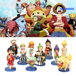 Set 10 mô hình nhân vật anime one piece độc đáo dùng trang trí