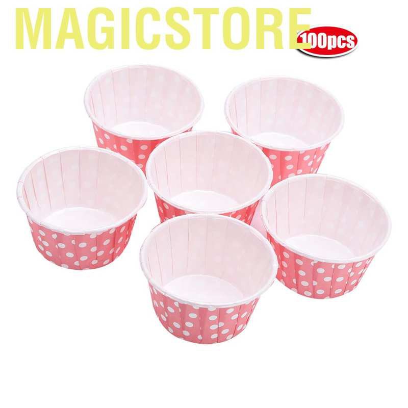 100 Cốc Giấy Làm Bánh Cupcake
