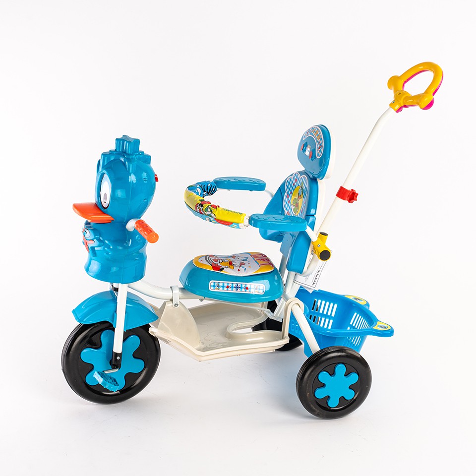 Xe Đạp 3 Bánh Trẻ Em Có Cây Đẩy Và Không Nhạc - Đại Phát Tài - 1173XD3BKN Dành Cho Trẻ Từ 3 Đến 5 Tuổi